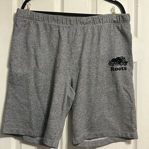 Roots Heather Gray Casual Shorts